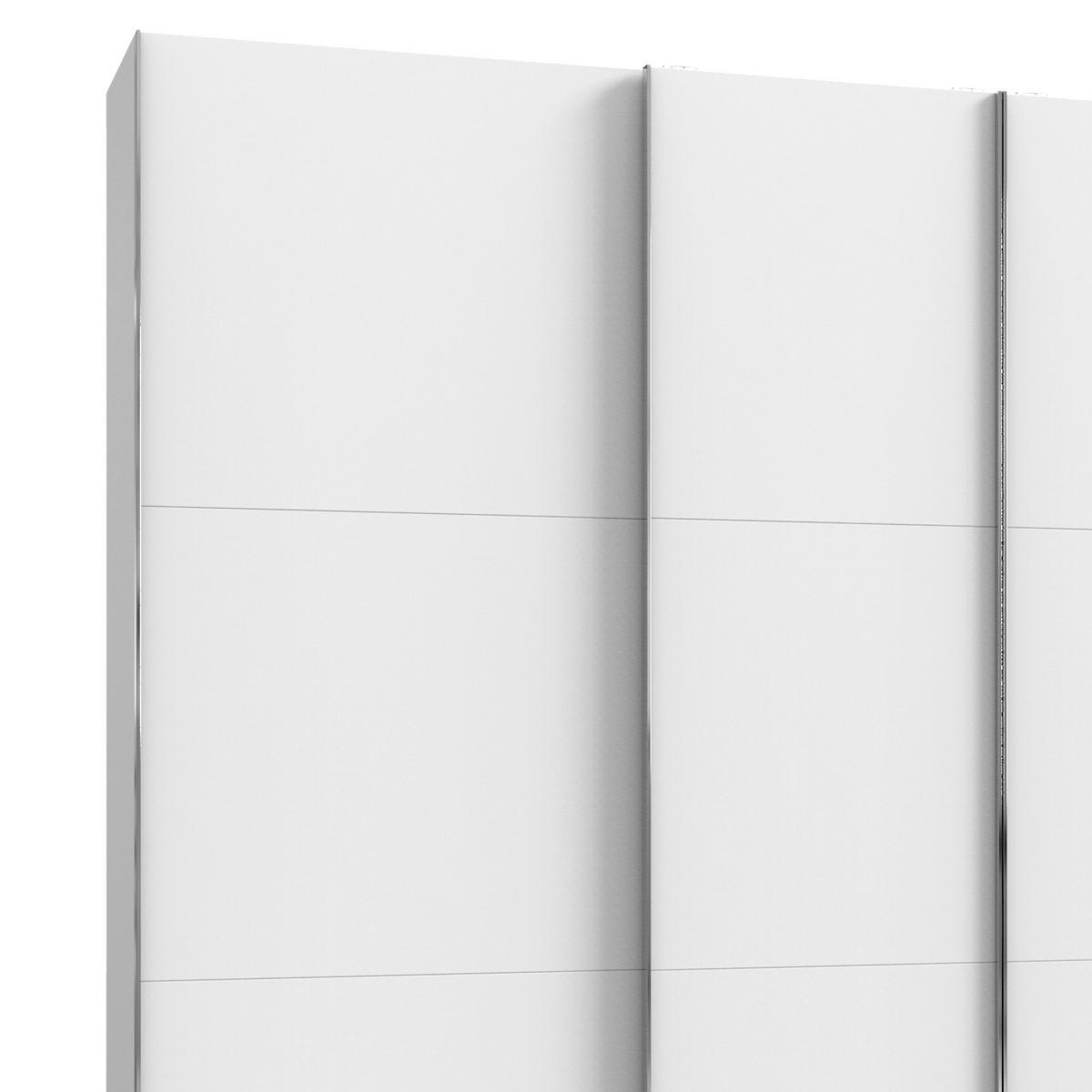 Ormar S Kliznim Vratima Level 36a - bijela/boje kroma, Basics, drvni materijal/metal (350/216/65cm) - Modern Living