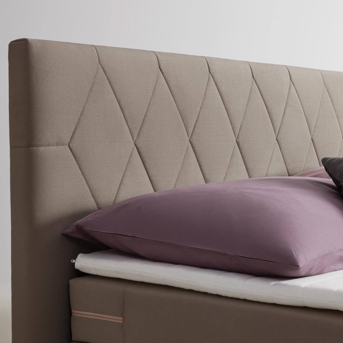 Boxspring Krevet Josie B - bež/crna, Konvencionalno, drvni materijal/drvo (180/200cm) - Based
