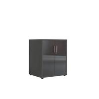 AKTENSCHRANK OFFICE EDITION - Anthrazit/Anthrazit Hochglanz, MODERN, Holzwerkstoff (54/74/50cm) - MID.YOU