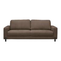 3-Sitzer-Sofa Piega Taupe - Taupe/Schwarz, MODERN, Textil/Metall (230/66-87/96cm) - Mömax