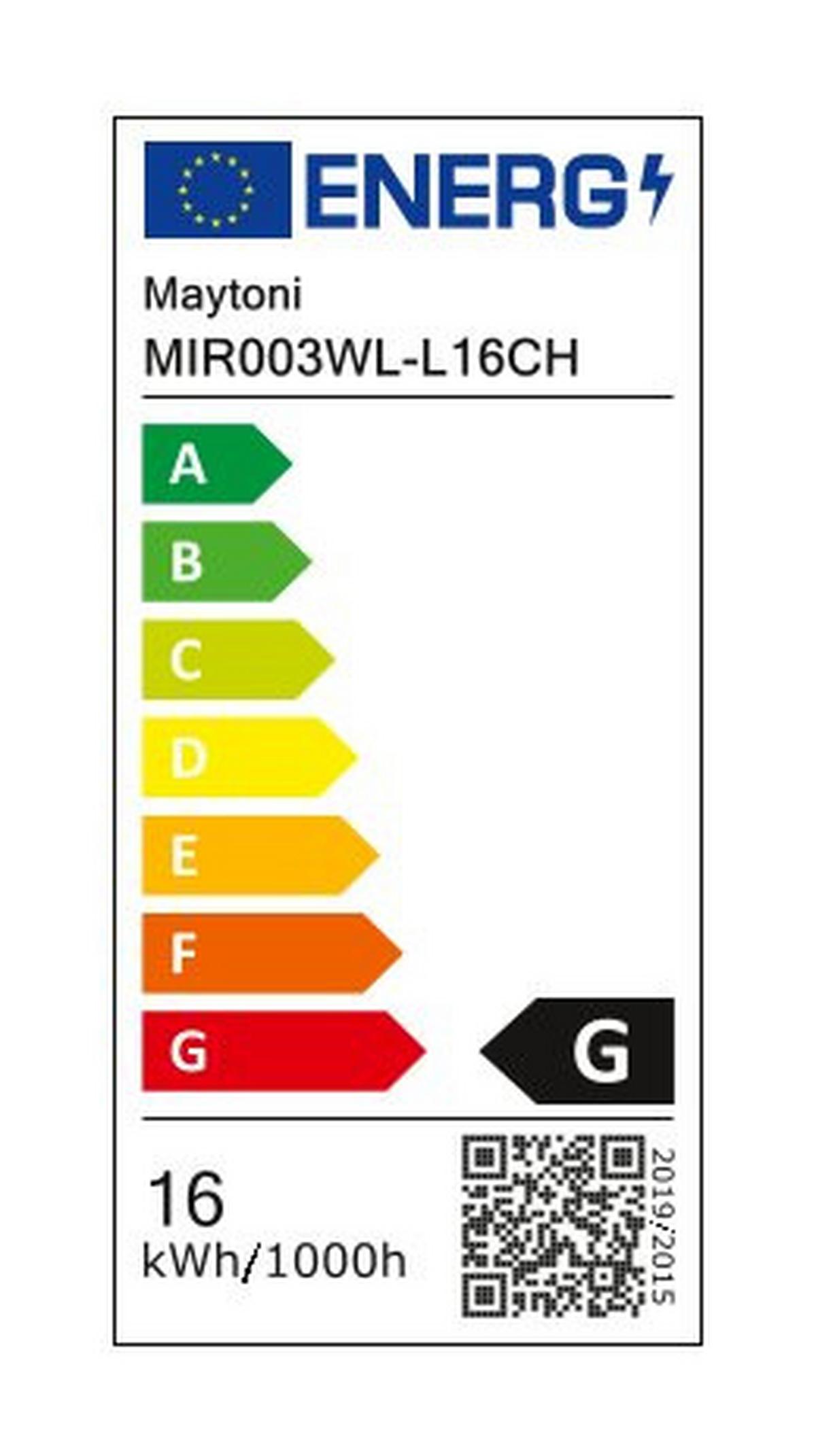 Spiegelleuchte Fino Chromfarben max. 16 Watt - Chromfarben, Trend, Metall (4,8/72/20cm) - MAYTONI