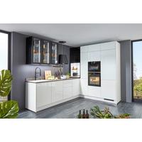 Eckküche Alphalack in Weiß - Weiß, KONVENTIONELL, Holzwerkstoff (296/227,5cm) - Nolte Küchen