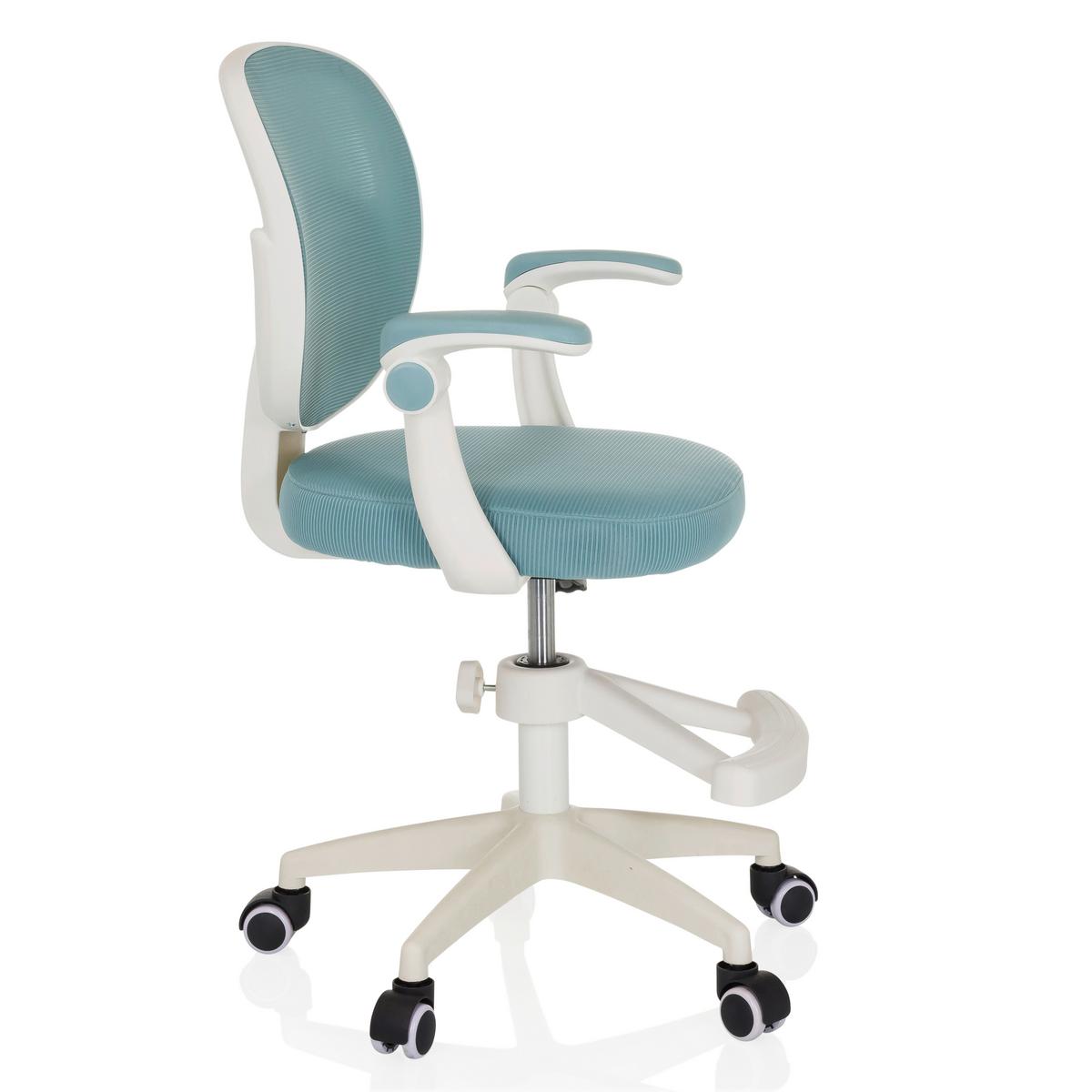 Mladisnki Vrtljivi Stol Kiddy Smart, Modra - bela, Moderno, umetna masa/tekstil (61/84-97/55cm) - MID.YOU