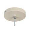 LED-HÄNGLAMPA MIKE - vit/sandfärgad, Modern, metall/plast (40/40/130cm) - Mömax