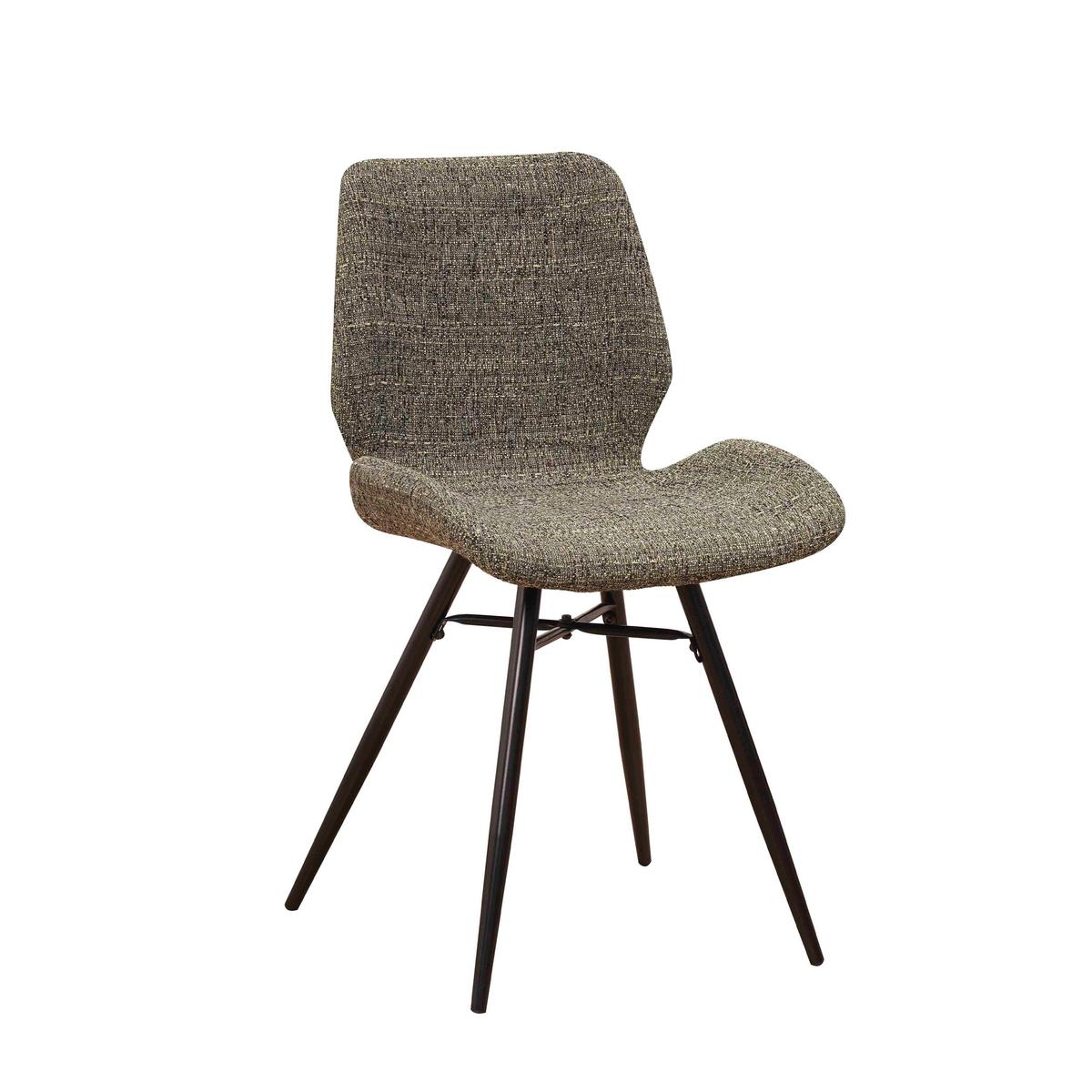 STUHL-SET BARRON - Schwarz/Grün, Design, Textil (47/82/55cm) - MID.YOU