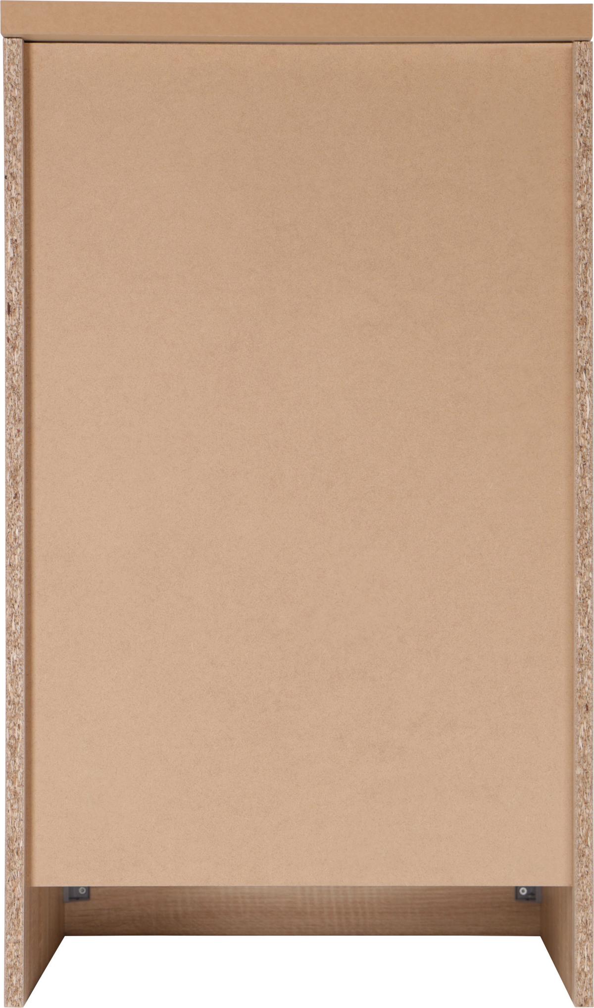 Kuhinjska Spodnja Omarica Merle, Barva Hrasta, Siva - srebrne barve/siva, Basics, kovina/leseni material (50/84,8/60cm) - Respekta