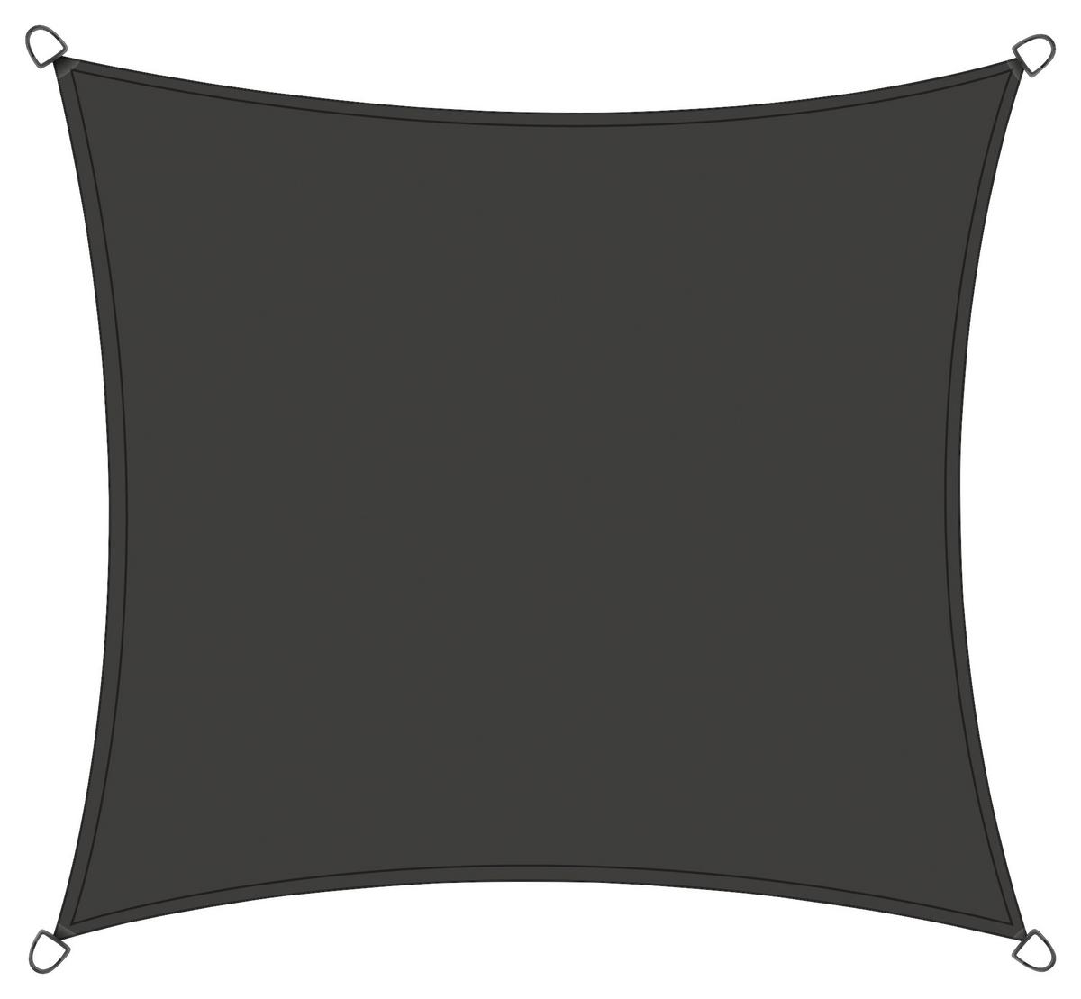 Gartensonnensege Solino ca. 360x360 cm Grau - Grau, KONVENTIONELL, Textil/Metall (360/360cm) - Siena Garden
