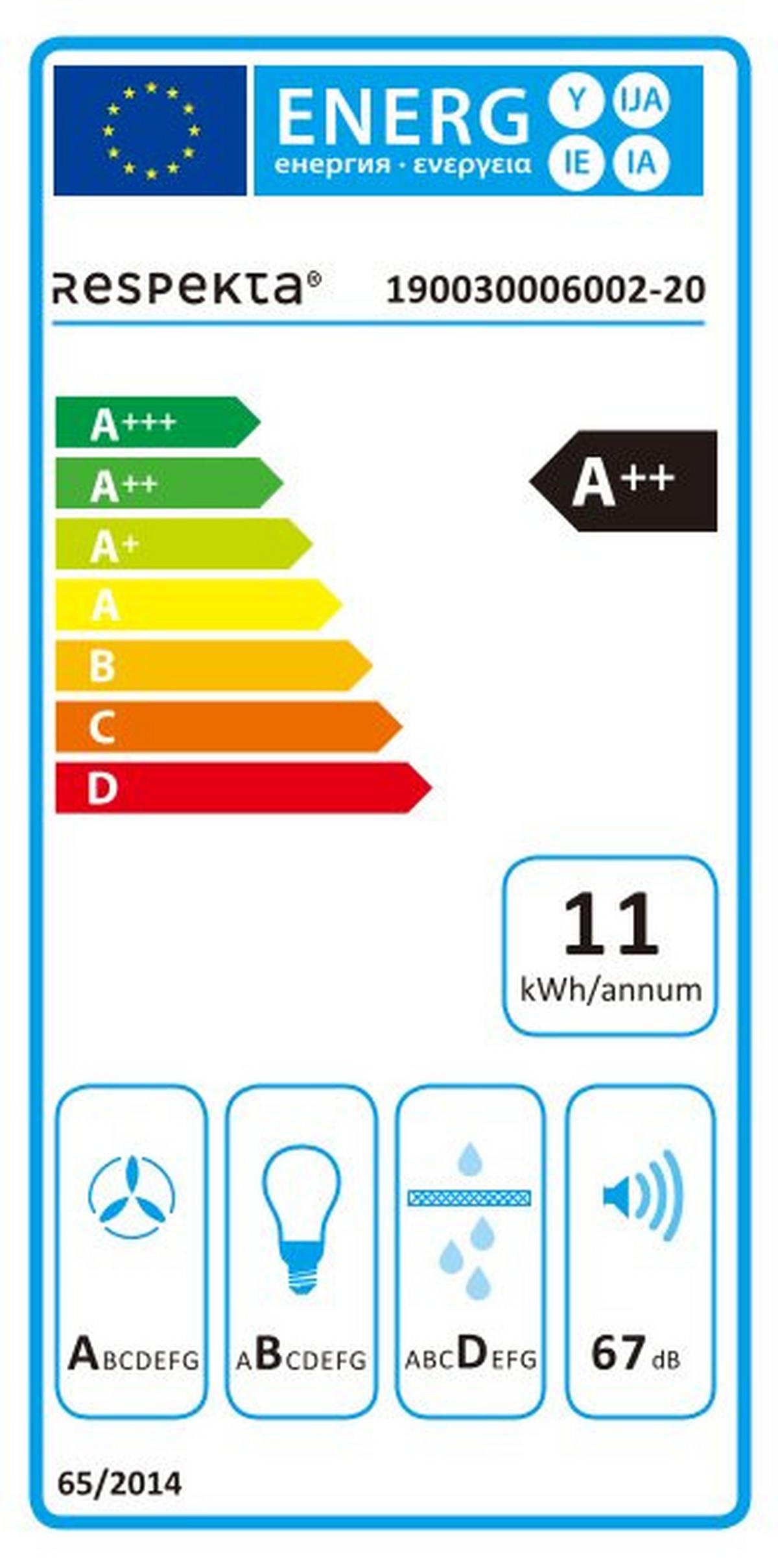 Kuhinjska Napa Sira, 60cm - barve nerjavečega jekla, Basics, kovina (59,5/55-100/50cm) - Respekta