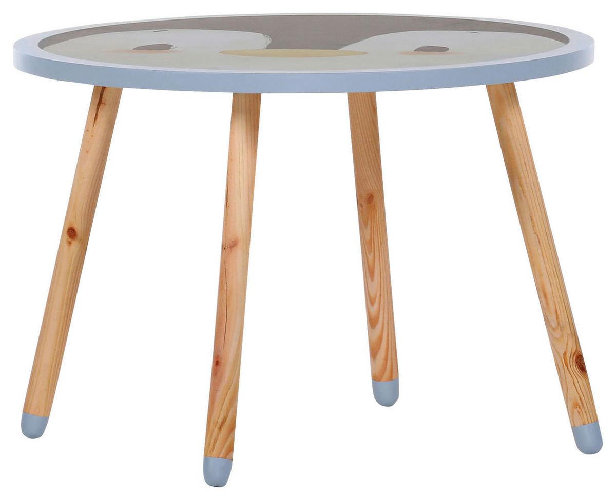 ZESTAW DO SIEDZENIA DLA DZIECI ANOUK - jasnoniebieski, Konventionell, materiał drewnopochodny/drewno