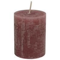 Stumpenkerze Lia in Rosa - Rosa, MODERN (6,8/9cm) - Premium Living