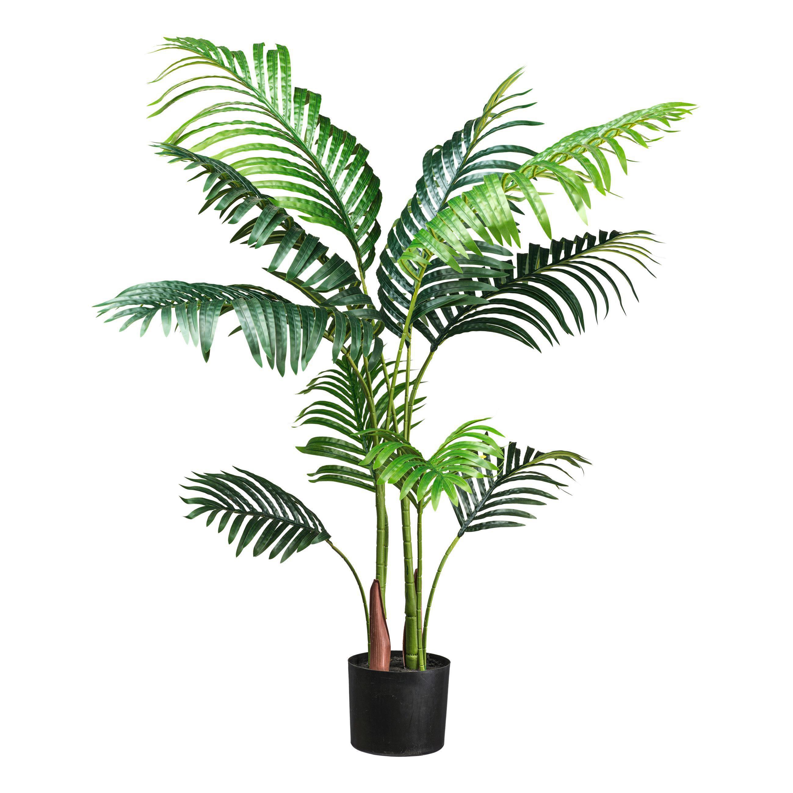 Umjetna Biljka 110cm Kentiapalme - zelena/smeđa, Basics, plastika (110cm) - Modern Living