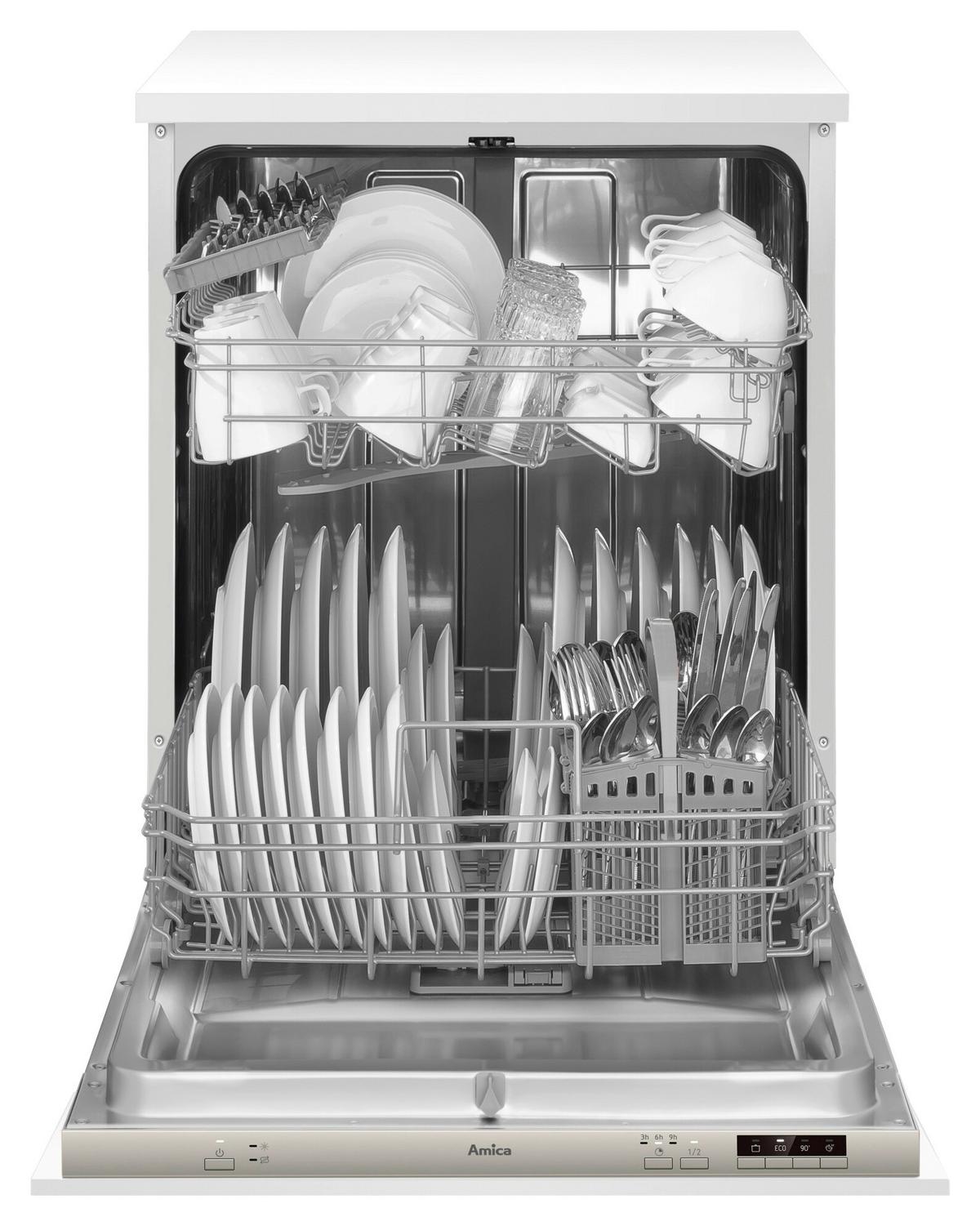 Geschirrspüler EGSPV593911 - Silberfarben, MODERN, Metall (59,8/81,5/55cm) - Amica