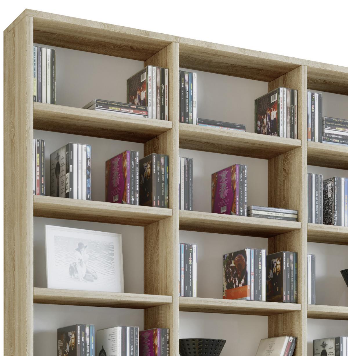 Standregal Megosa Maxi Eichefarben - Eichefarben, KONVENTIONELL, Holzwerkstoff (102/183/18 (23)cm) - MID.YOU