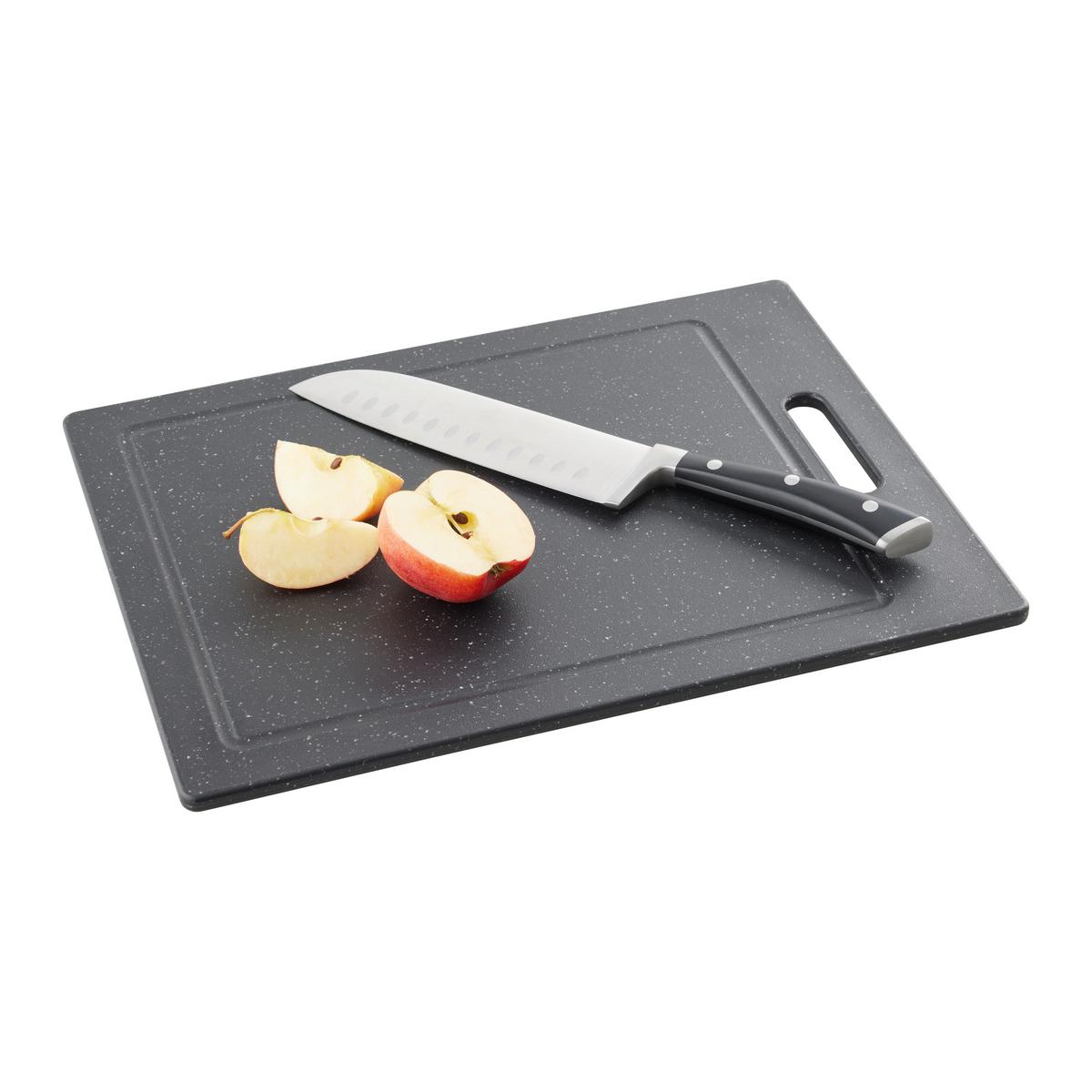 Tocător Michael - L - negru, Modern, plastic (36,6/27,6/1cm) - Mömax