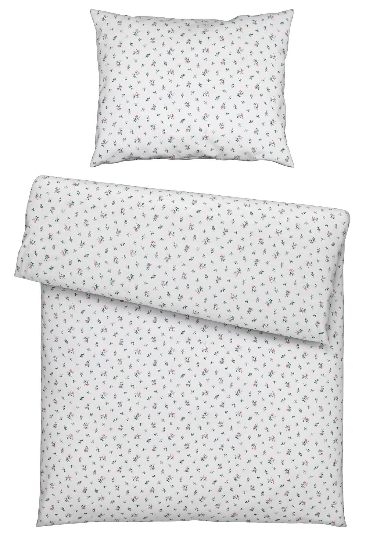 BETTWÄSCHESET ROSE - Beige, Romantik / Landhaus, Textil (160/210cm) - Modern Living