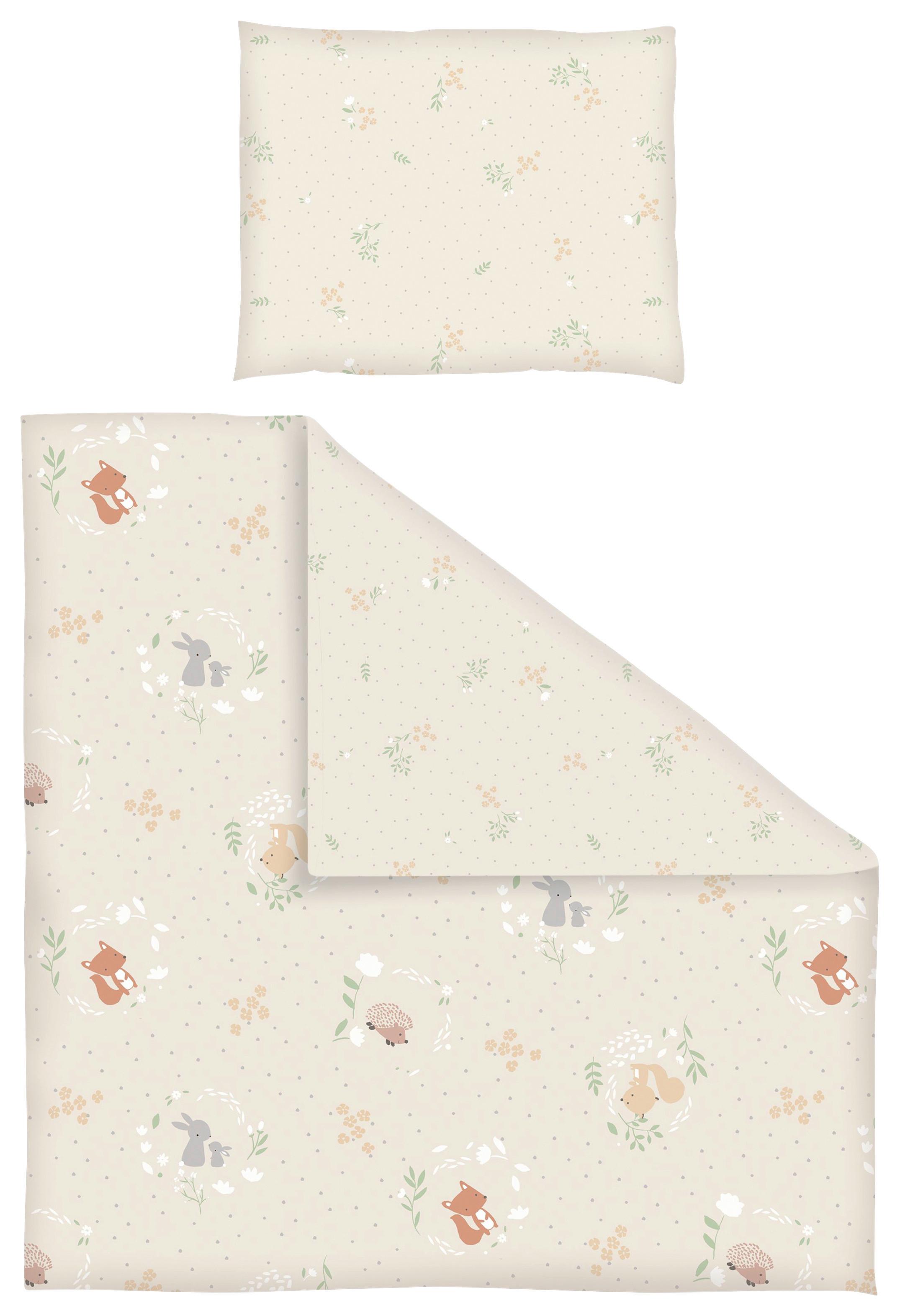 POŚCIEL NIEMOWLĘCA 181637 LASEK - taupe, Basics, tkanina (28/3/38cm) - Patinio