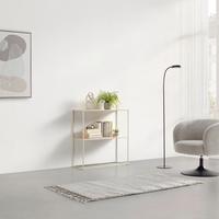 Regal Chloe Sandfarben - Sandfarben, MODERN, Metall (80/80/27cm) - Mömax