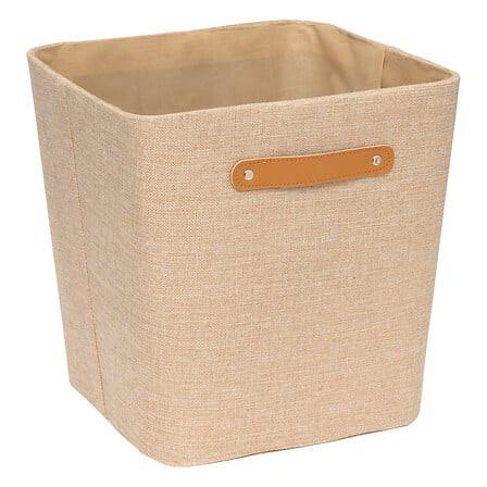 Cutie pentru depozitare Roundy - bej, Basics, carton/textil (31/31/31cm)