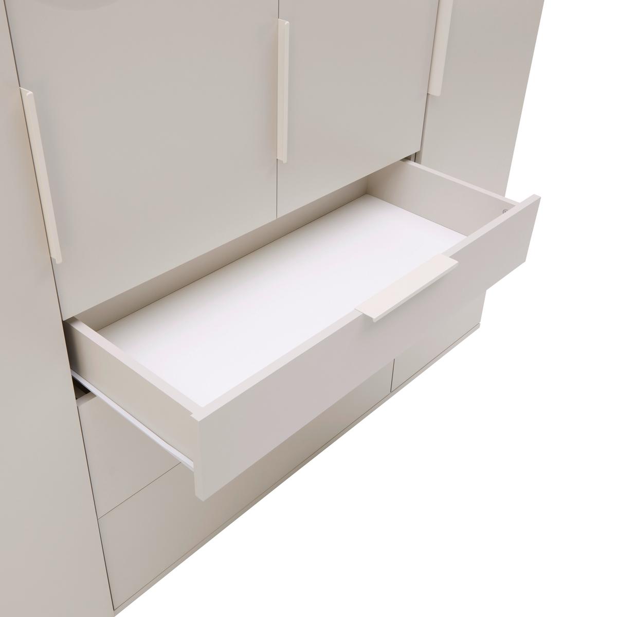 Drehtürenschrank Dune 6 Kaschmirfarben - Kaschmir, MODERN, Holzwerkstoff/Metall (180/197/55cm) - Mömax