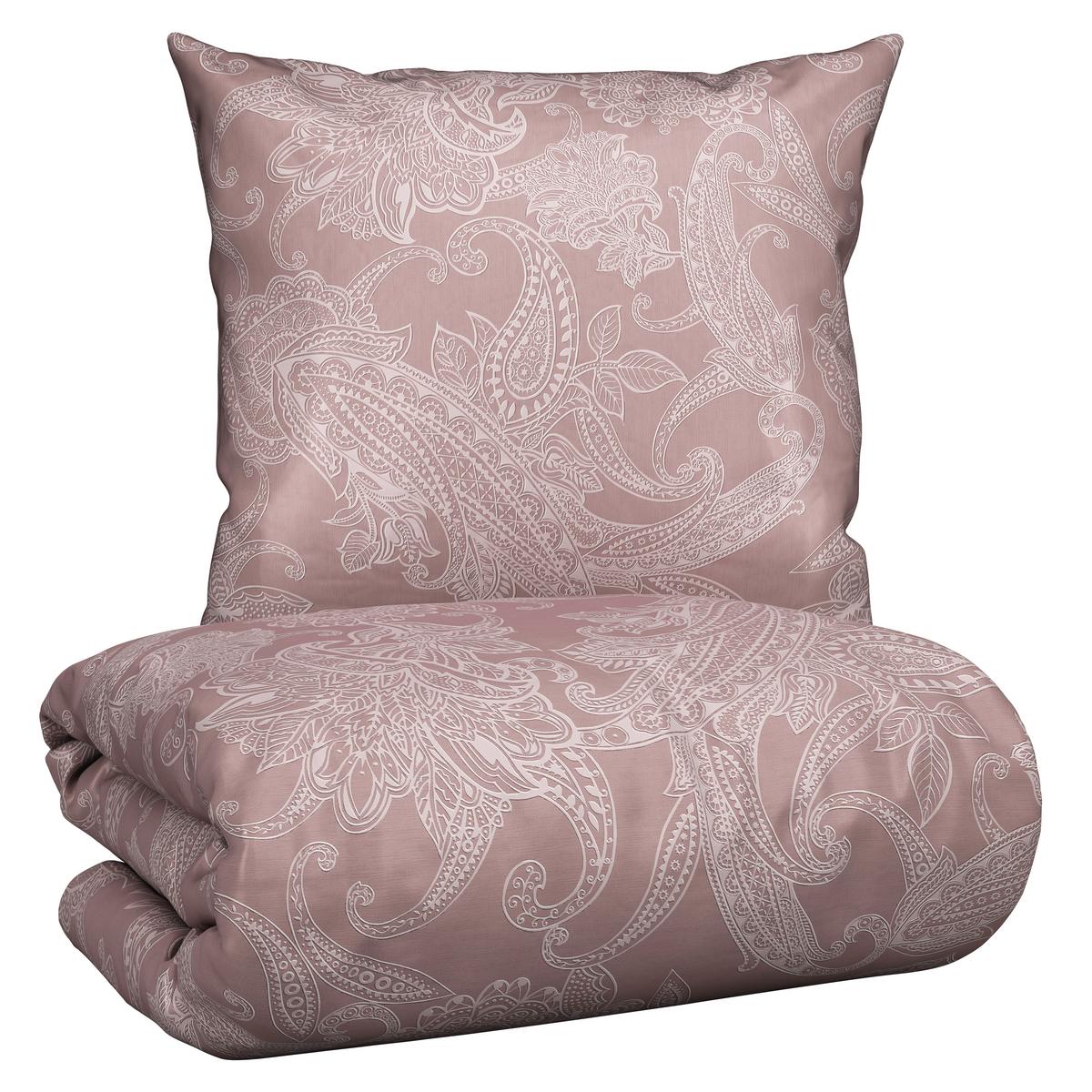 Bettwäsche Amal XL Mauve ca. 155x220cm - Mauve, ROMANTIK / LANDHAUS, Textil (155/220cm) - Modern Living