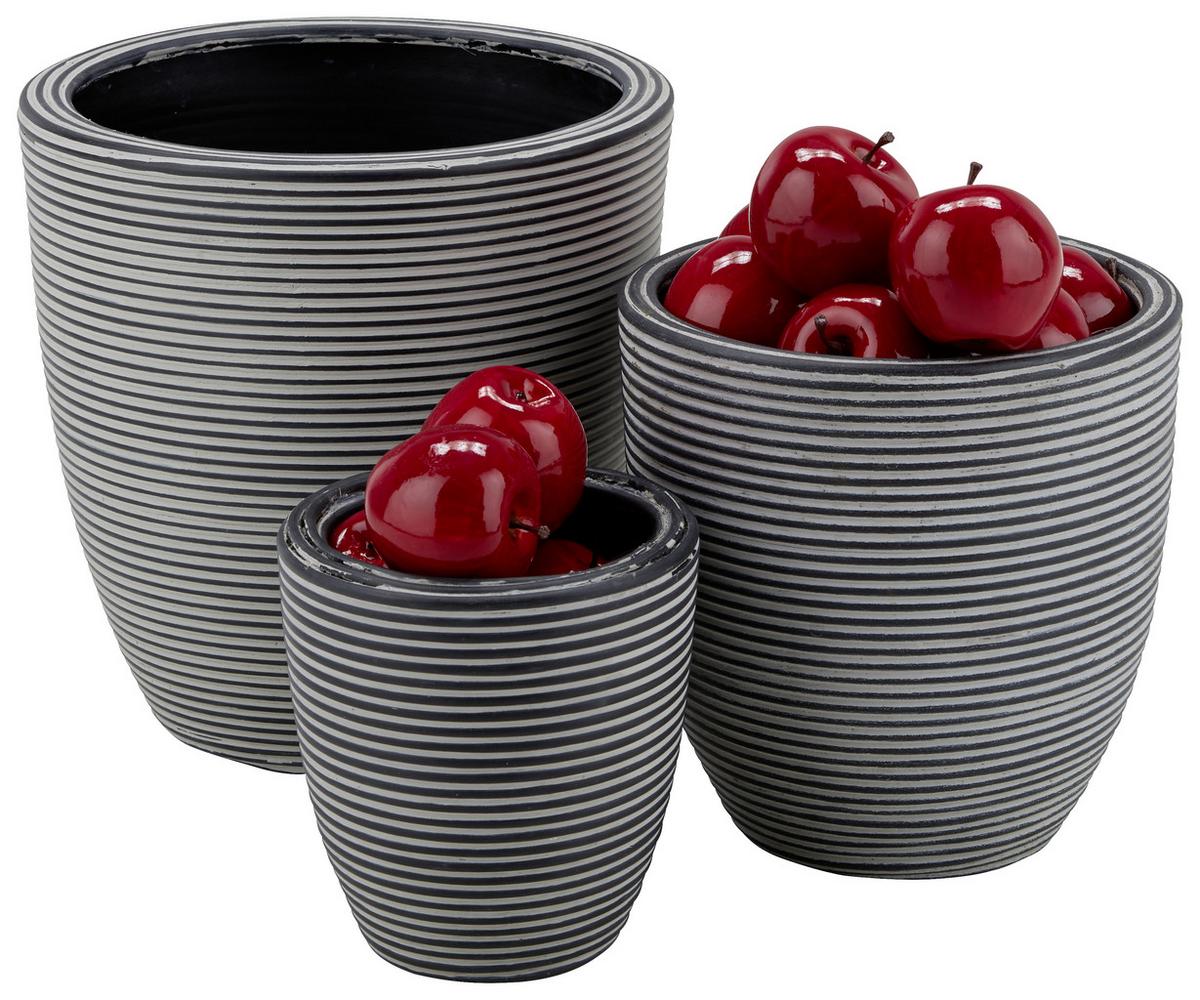 Kaspó Marlene-S - fekete, Lifestyle, műanyag (15/15cm) - Mömax