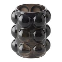 Kerzenhalter Linus Schwarz Ø ca. 8,3cm - Schwarz, Glas (8,3/9,8cm) - Mömax