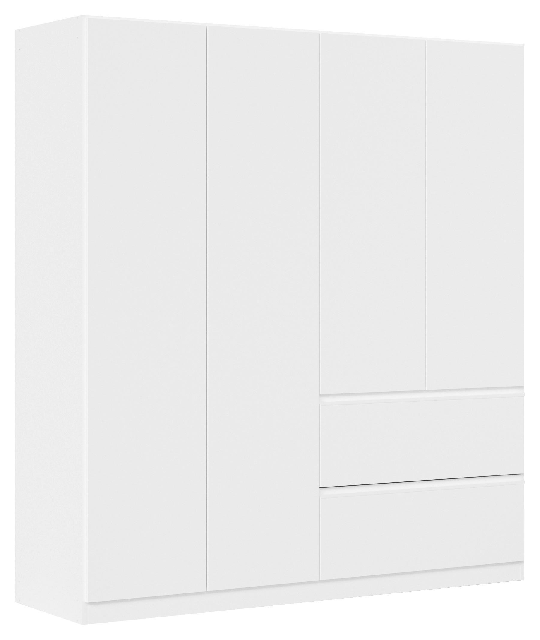 Omara S Klasičnimi Vrati Costa, Bela - bela, Moderno, leseni material (181/197/54cm) - Rauch Möbel