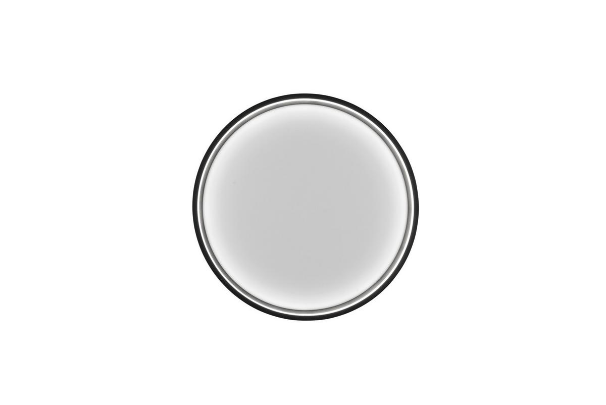 LED-Deckenleuchte Doha Schwarz max. 29 Watt - Schwarz, Basics, Metall (45/5,5cm) - Trio Leuchten
