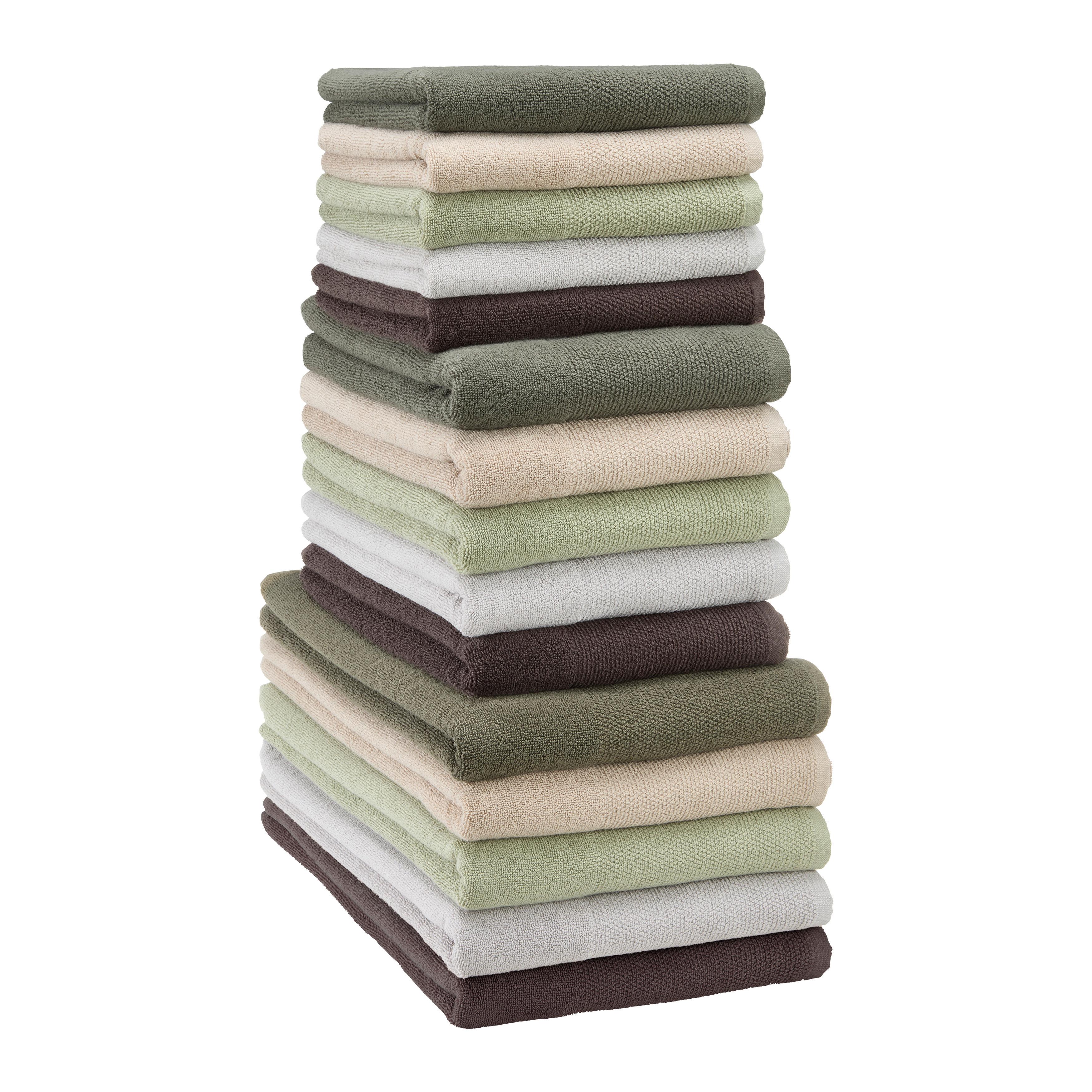 GÄSTHANDDUK OLIVIA - brun, Klassisk, textil (30/50cm) - Premium Living