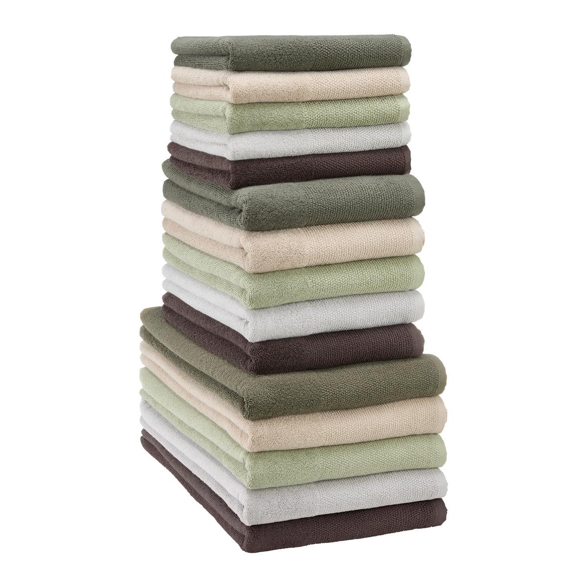 Gästetuch Olivia Braun ca. 30x50cm - Braun, KONVENTIONELL, Textil (30/50cm) - Premium Living