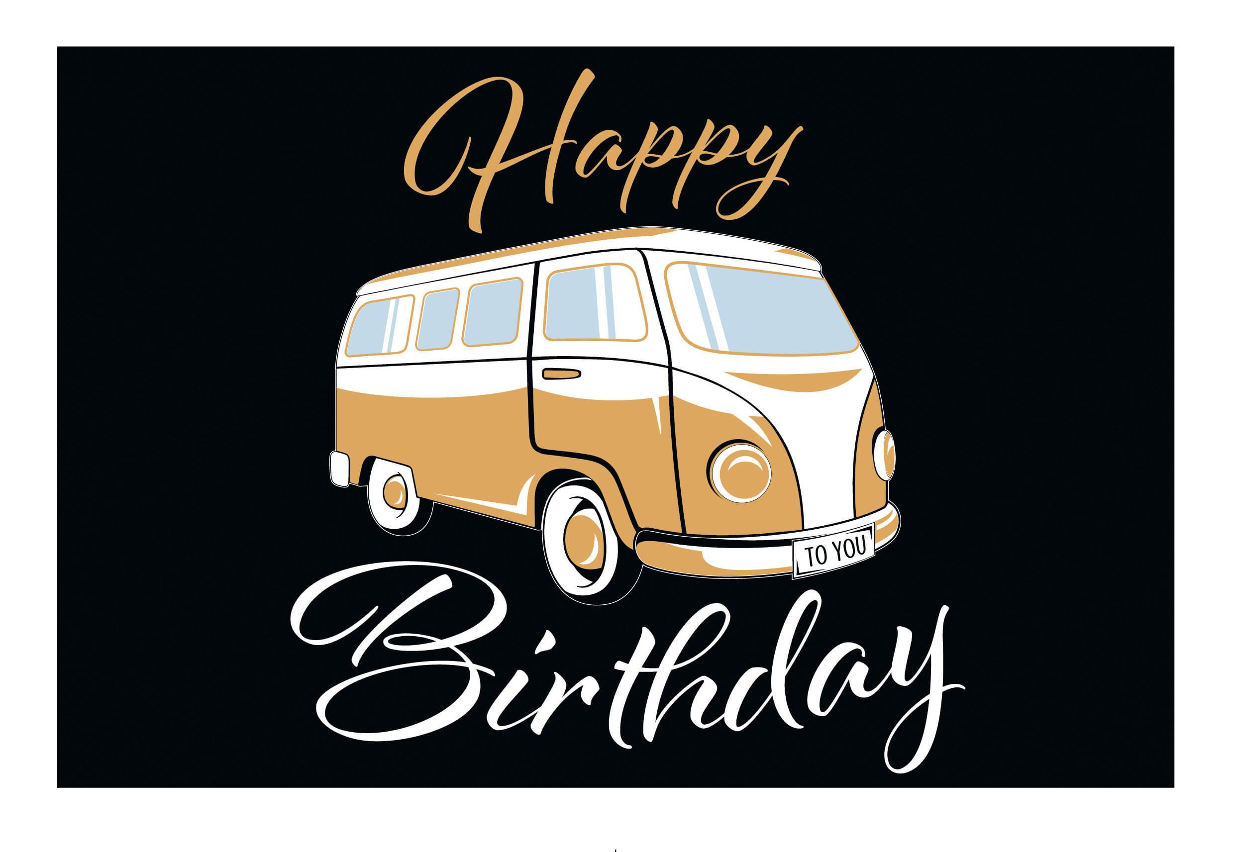 Glückwunschkarte Edelschwarz Multicolor - Basics, Papier (13/9cm)