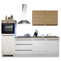 Kuhinjski Blok Brez Aparatov Noah, Bela, Hrast - črna/bela, Moderno, umetna masa (260/220/60cm) - Mömax