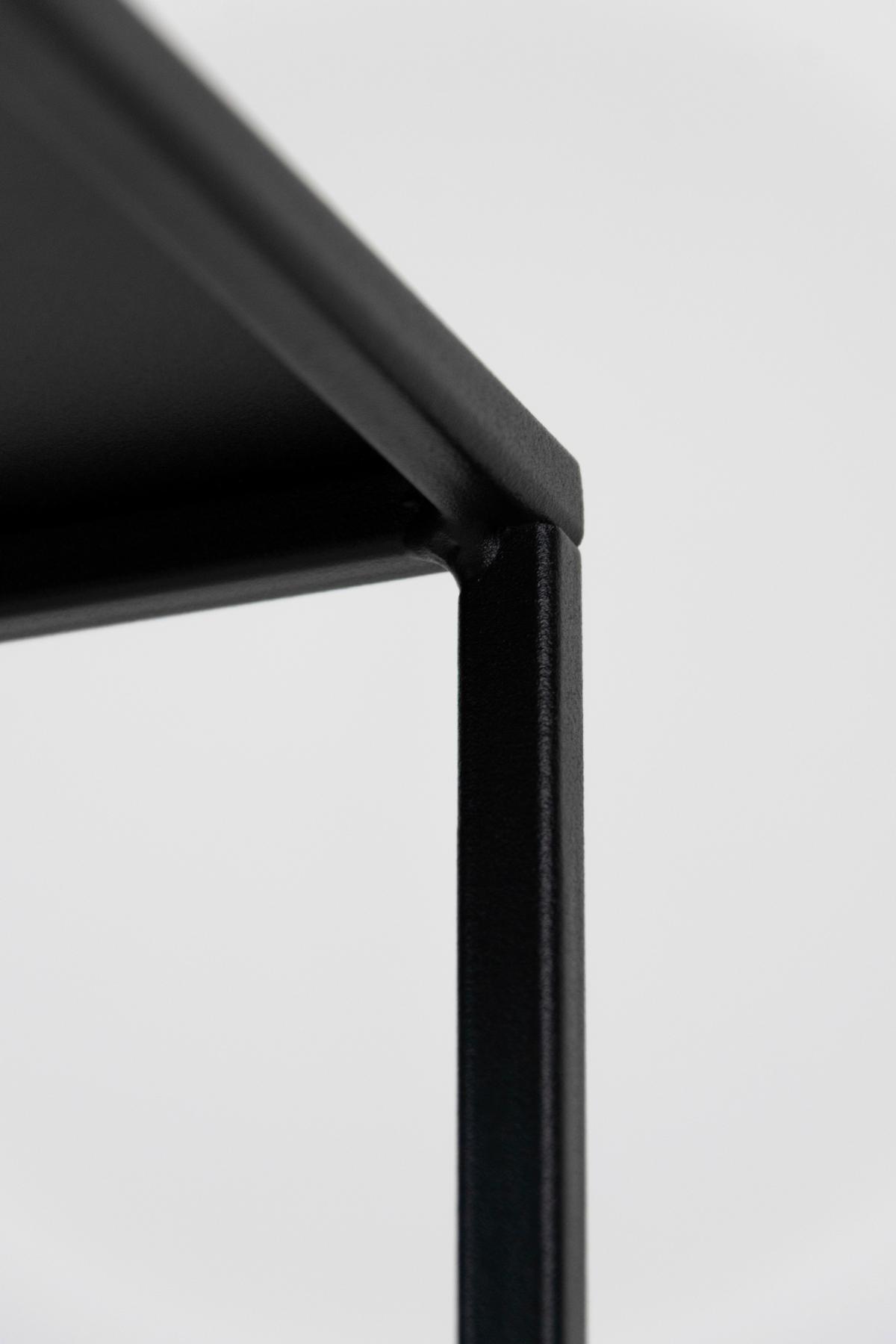 Blumenständer Schwarz - Schwarz, Basics, Metall (19/77/19cm)