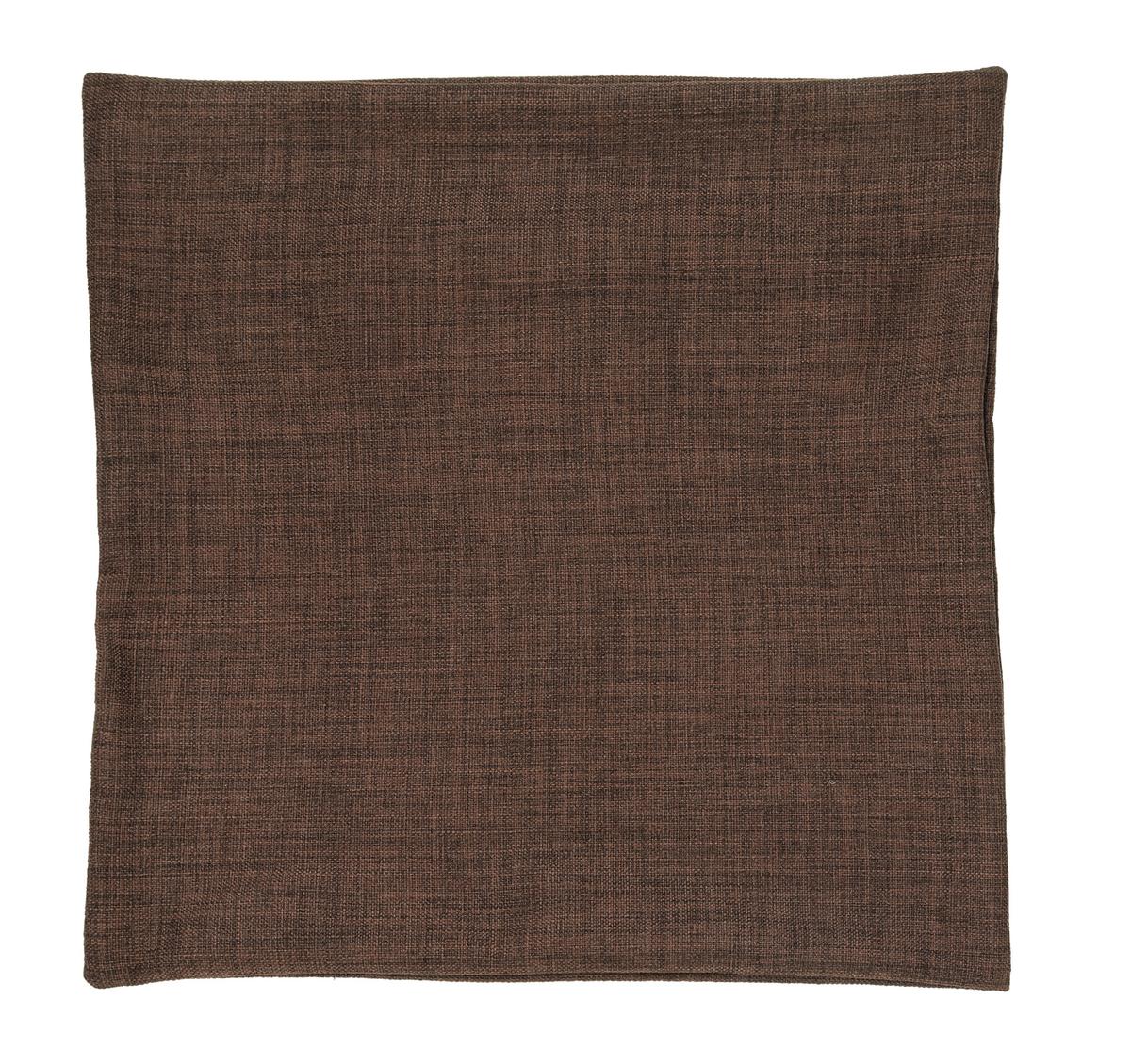PÁRNAHUZAT VÁSZON 50/50 - sötétbarna, textil (50/50cm) - Modern Living