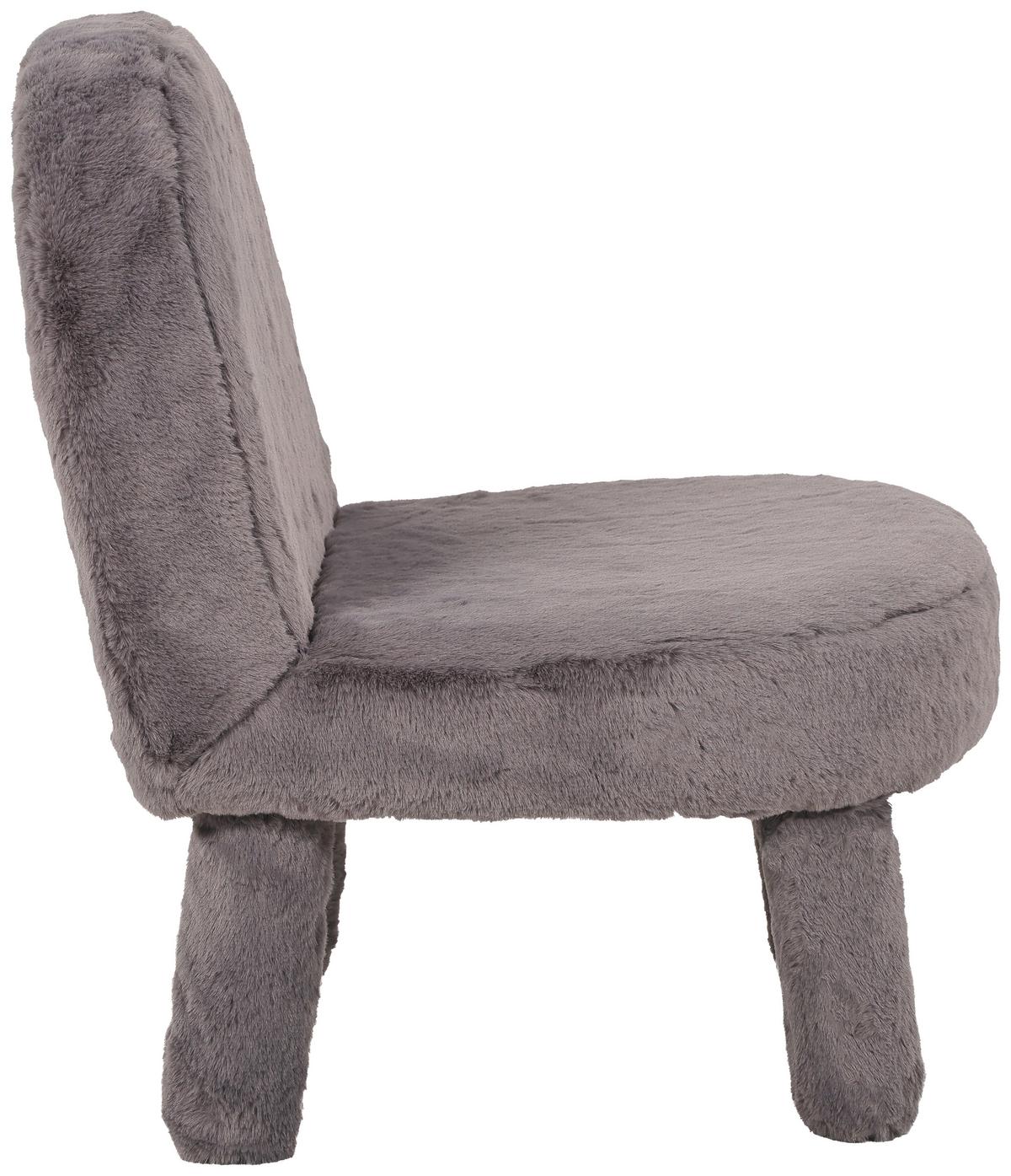 Kinderstuhl Corto Grau - Grau, MODERN, Holz/Textil (39/48/44cm) - Mömax