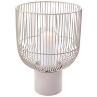 LATARENKA 9719507 - SIMPLY NORDIC - beżowy, Basics, metal/szkło (25/25/35cm)