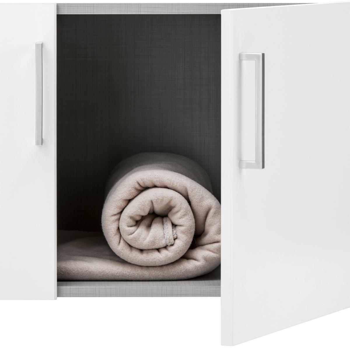 Nastavek Za Omaro Click, Bela - bela/barve aluminija, Konvencionalno, umetna masa/leseni material (91/40/58cm) - Mömax