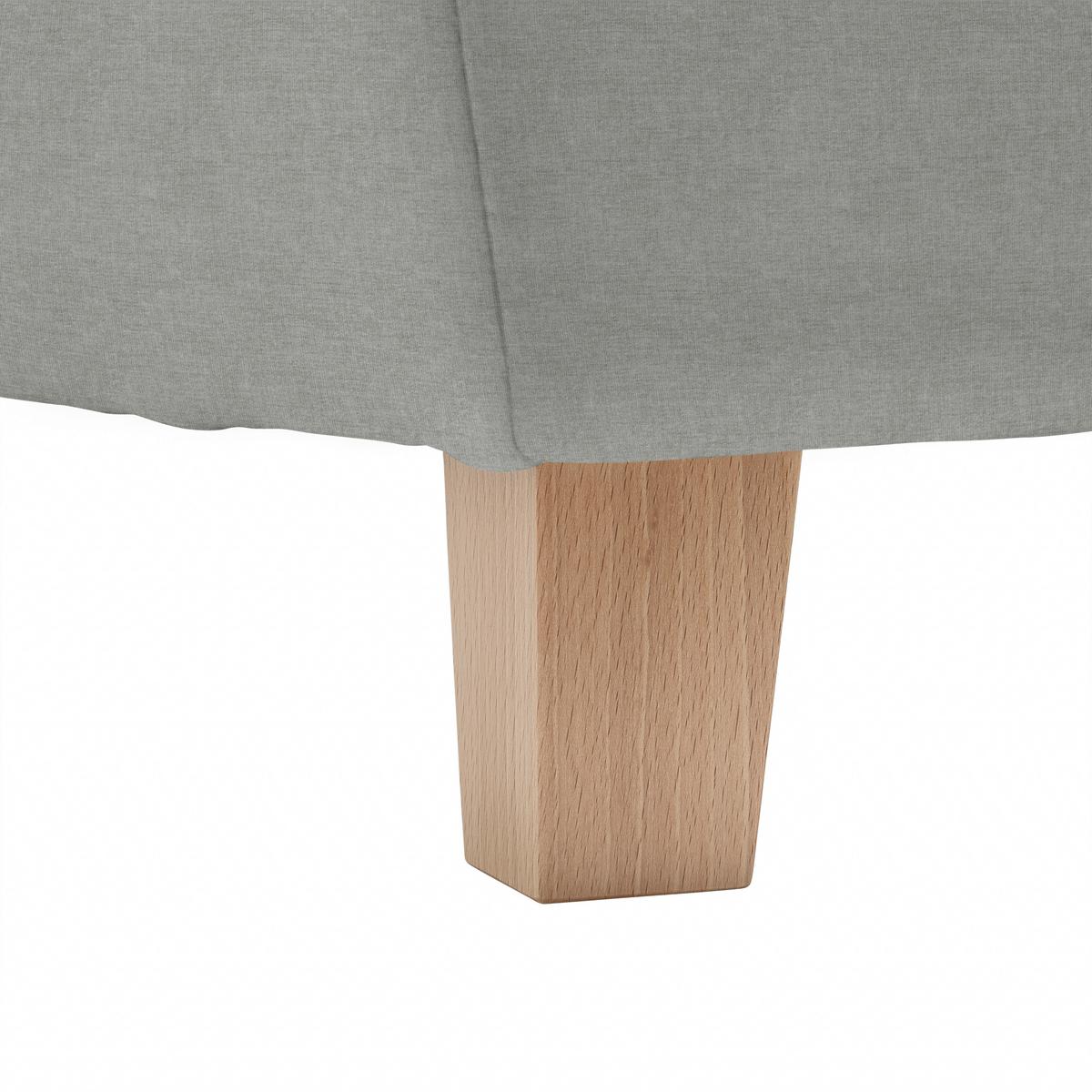 Ecksofa Lugo Grau - Grau, MODERN, Holz/Kunststoff (266/98/205cm) - Mömax