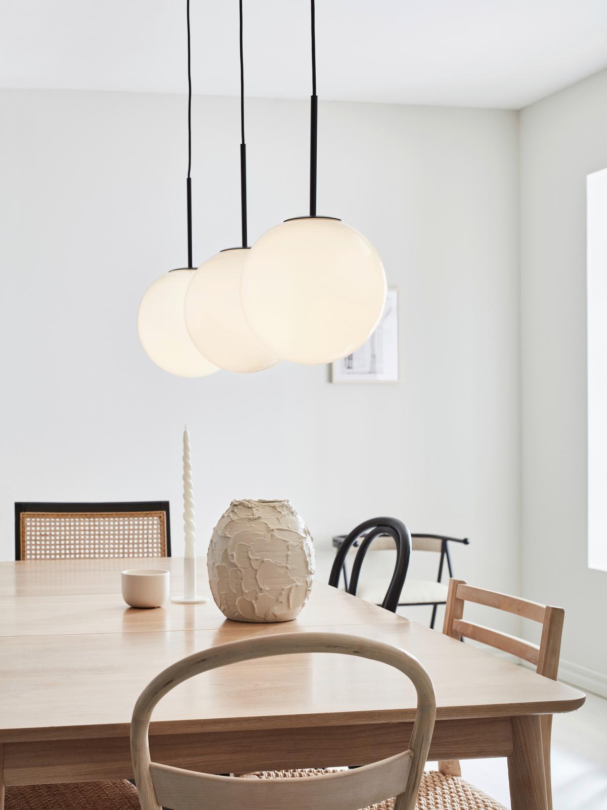 Hängeleuchte Dione max. 40 Watt - Weiß, Design, Glas (25/105/47cm) - Markslöjd