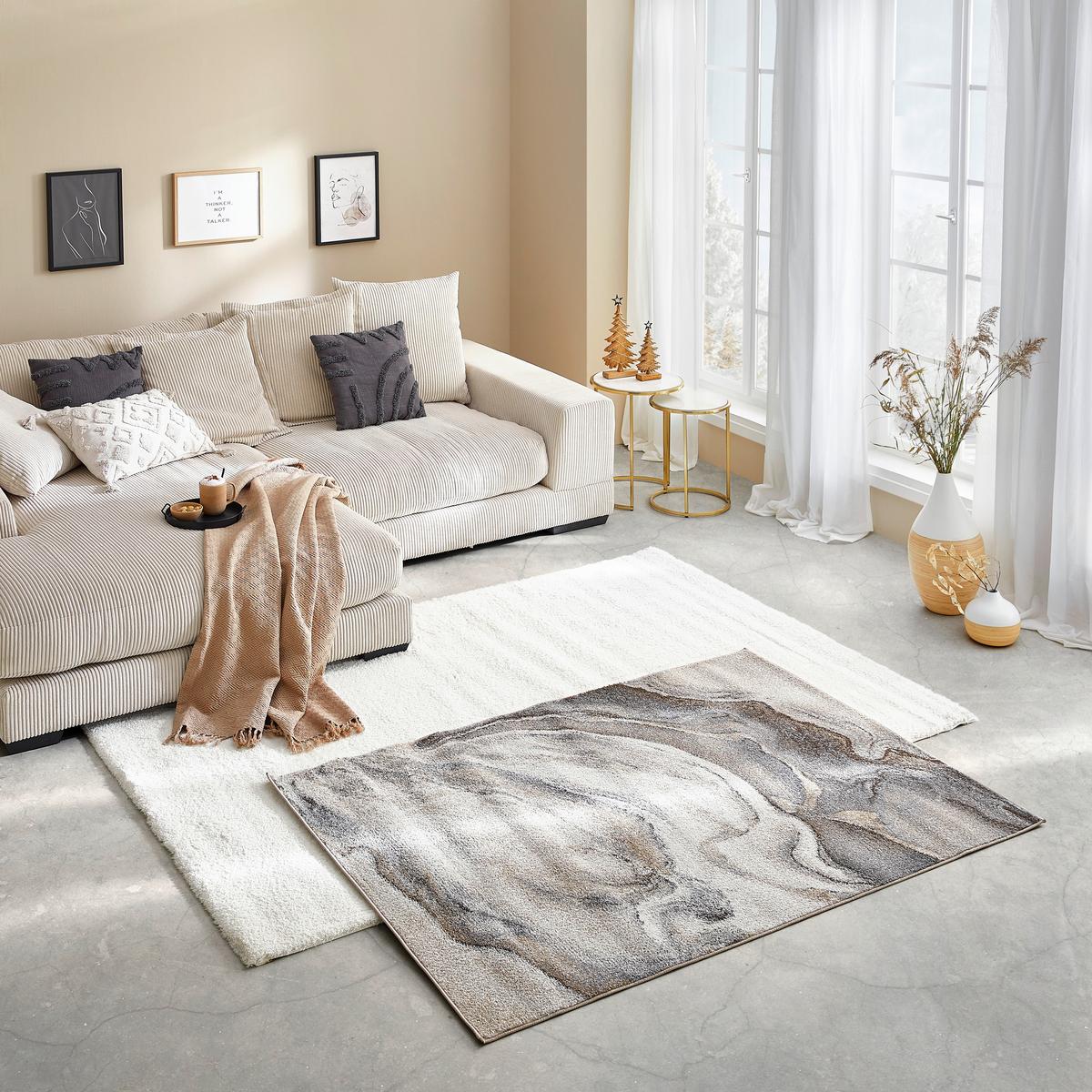 Cuvertură Frieda - bej, Lifestyle, textil (130/180cm) - Modern Living