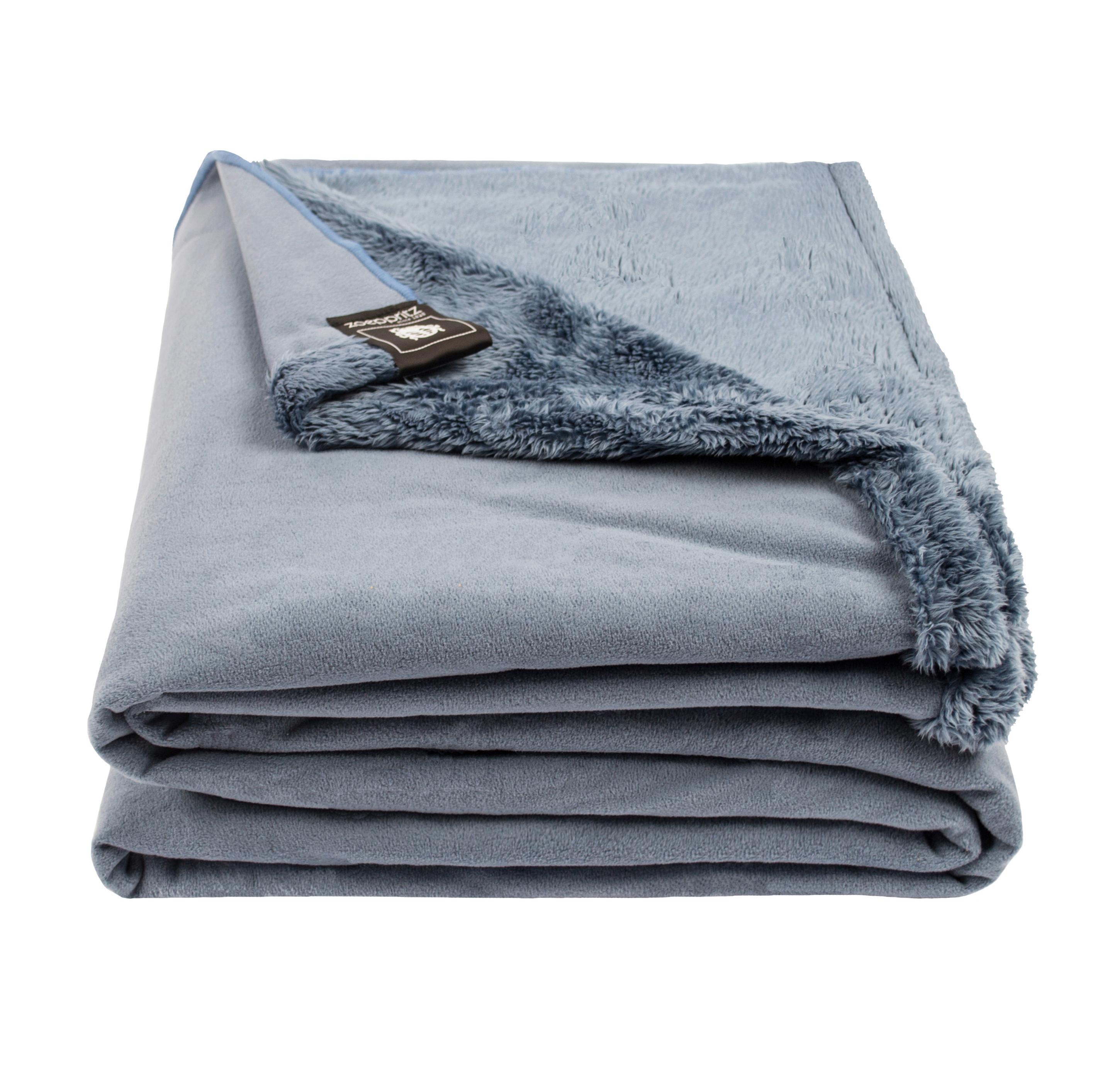 KOC DOMOWY 203220 REBORN - niebieski, Konventionell, tkanina (140/190cm) - Zoeppritz