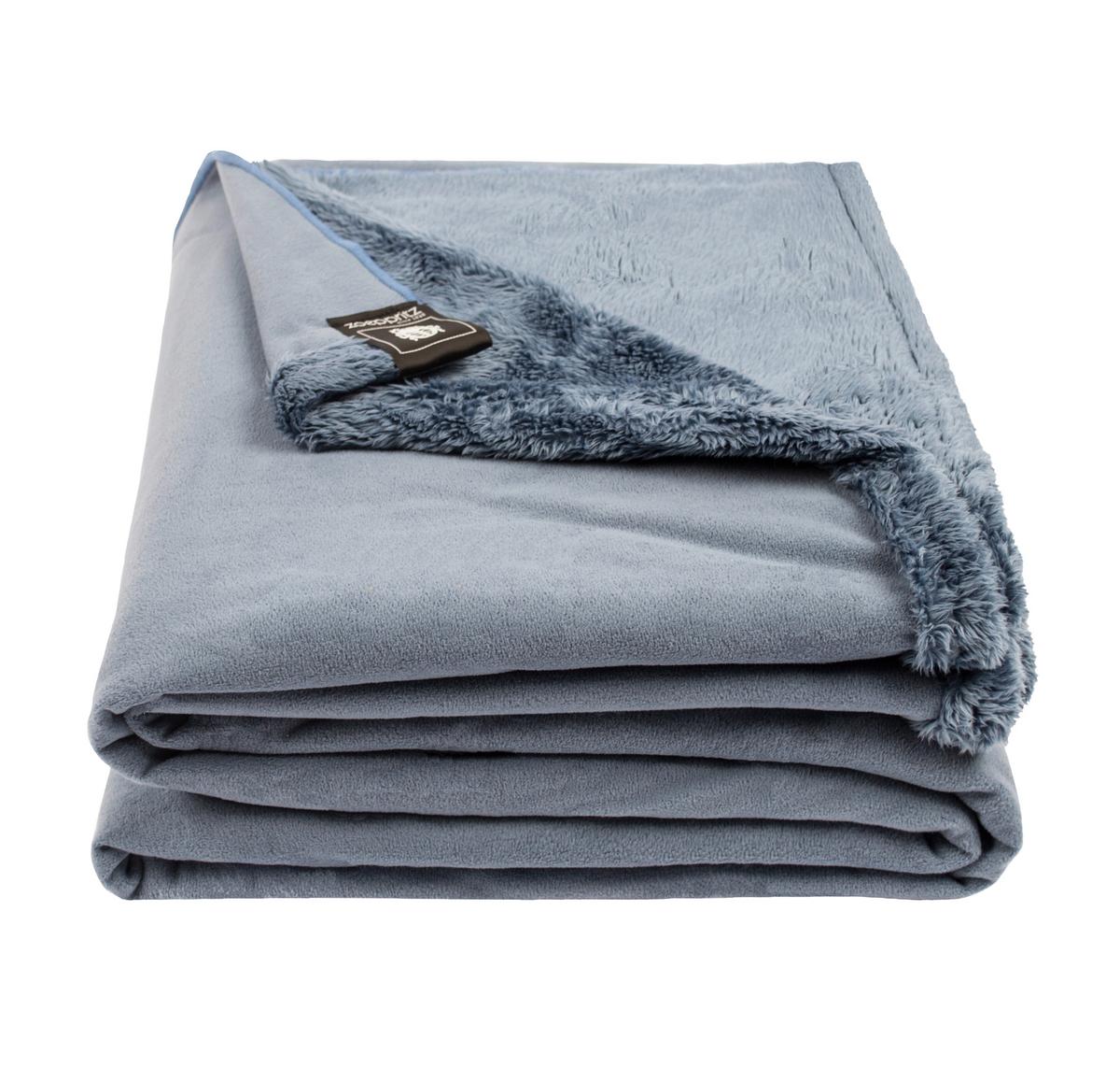 KOC DOMOWY 203220 REBORN - niebieski, Konventionell, tkanina (140/190cm) - Zoeppritz