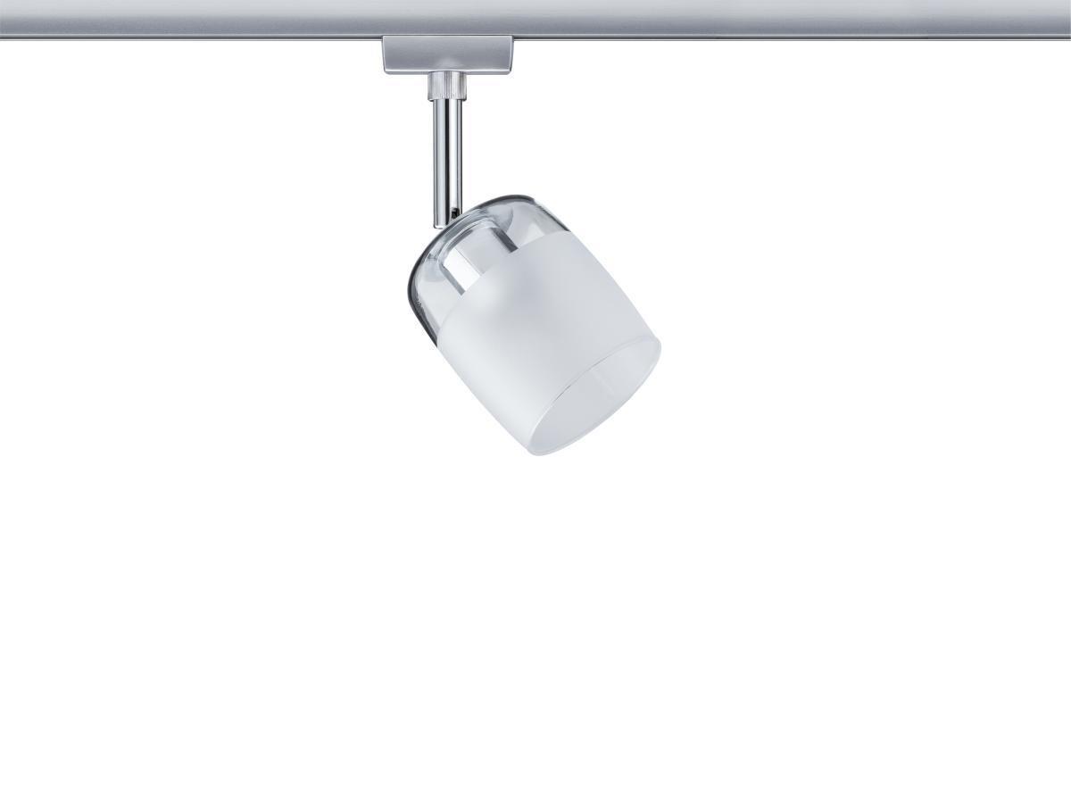 Schienensystem-Strahler Spot Blossom max. 10 Watt - Chromfarben/Klar, Design, Glas/Metall (7,4/12,8/11,5cm) - Paulmann