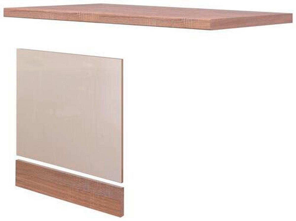Blenda Perilice Posuđa Nepal - sonoma hrast/kašmir, Moderno, pločasti materijal (110/85/60cm) - MID.YOU