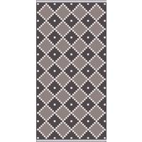 Flachwebeteppich Phoenix 1 in Grau ca. 80x150cm - Anthrazit/Grau, Modern, Textil (80/150cm) - Modern Living