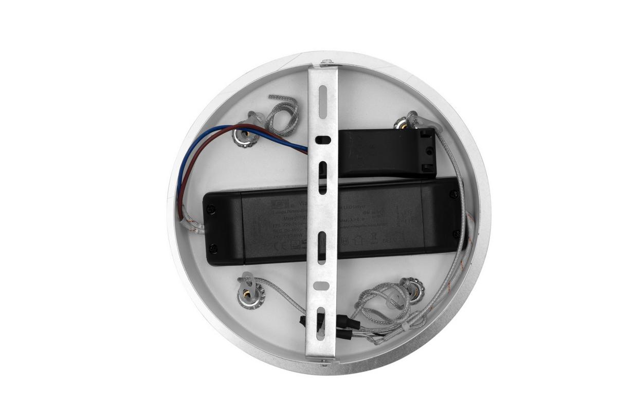 LAMPA WISZĄCA LED OTIS *DK* - kolor aluminiowy, Design, metal (63/64/150cm) - Dieter Knoll