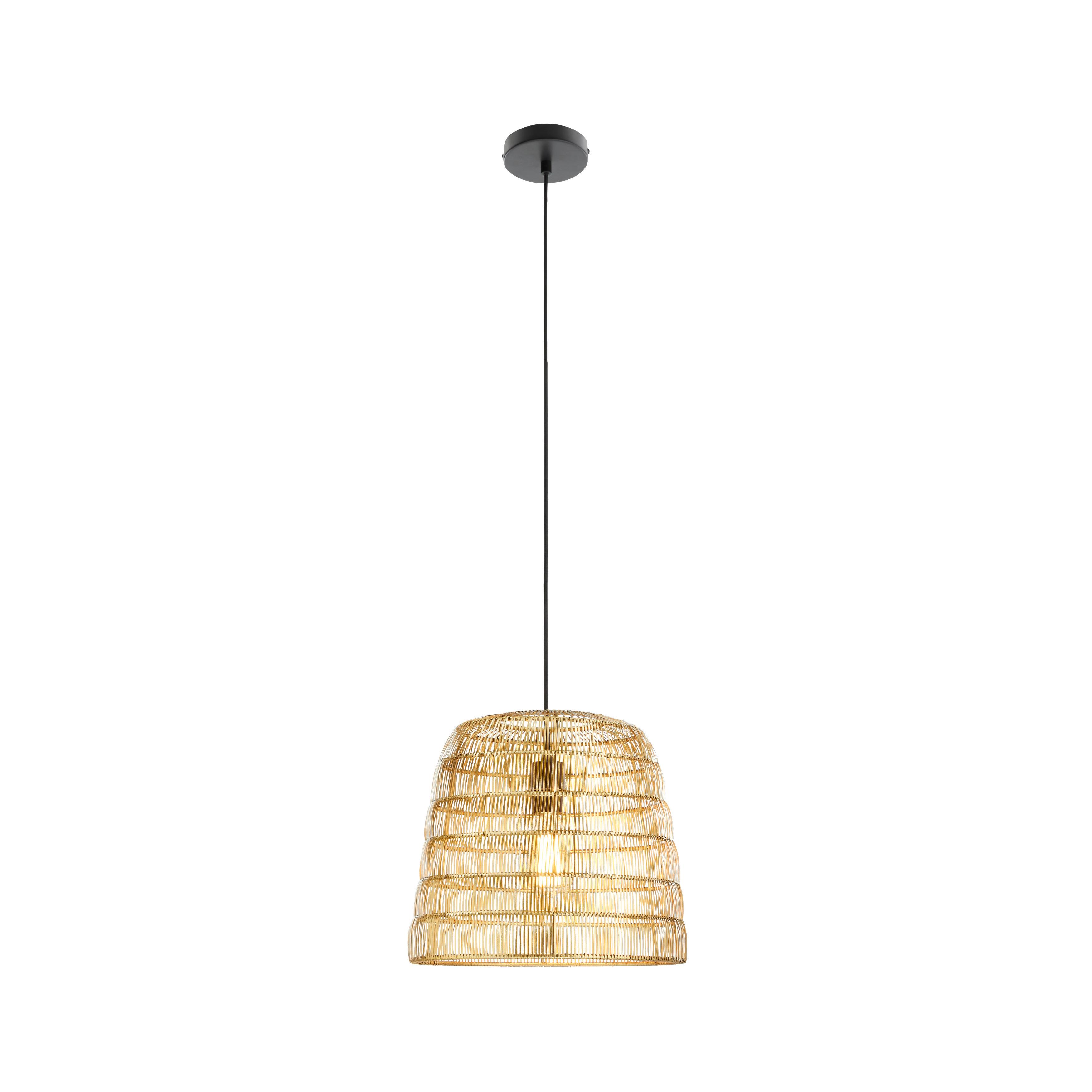 LAMPA WISZĄCA EVELYN - kolor złoty, Modern, metal (37/150cm) - Bessagi Home