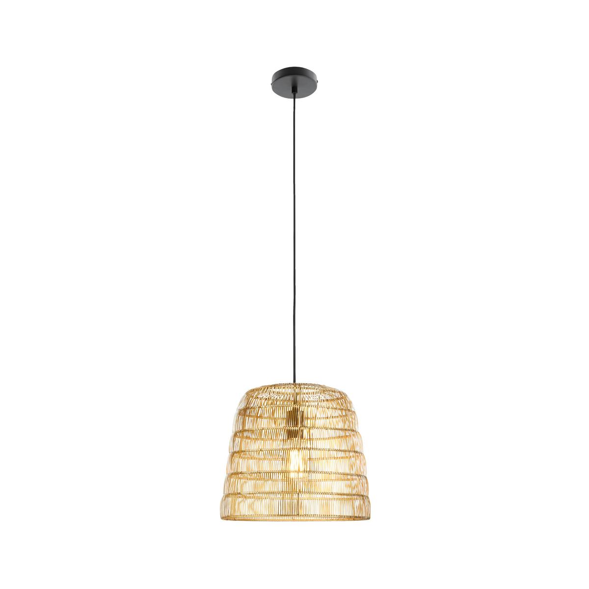 LAMPA WISZĄCA EVELYN - kolor złoty, Modern, metal (37/150cm) - Bessagi Home
