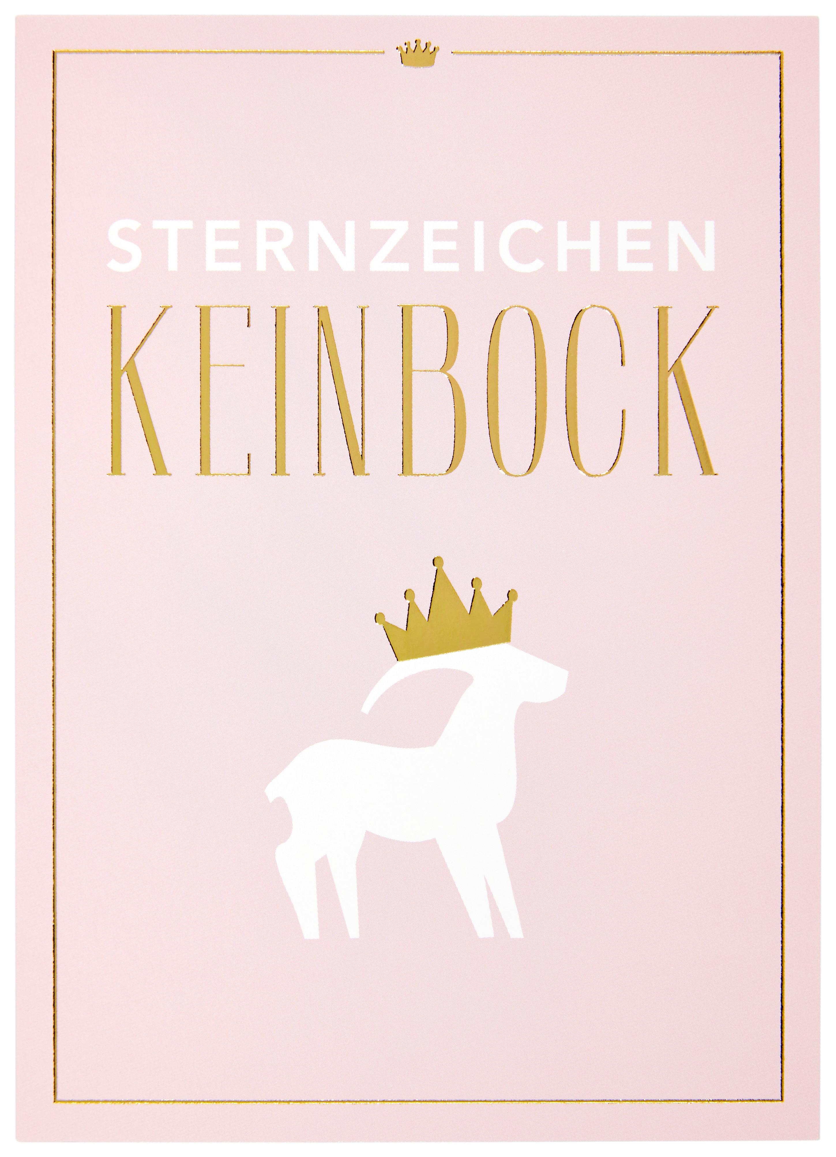 Postkarte Vollzeitprinzessin in Rosa - Goldfarben/Rosa, Papier (10,5/14,8cm) - Vollzeitprinzessin
