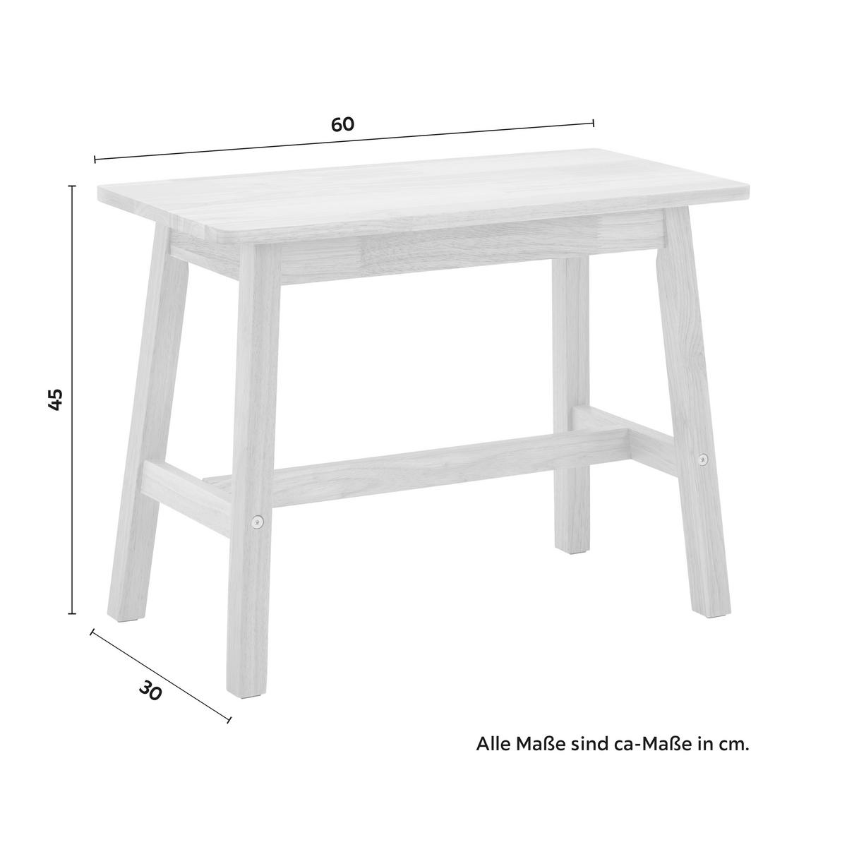 Sitzgruppe Holz Marijana Eichefarben - Eichefarben, MODERN, Holz (120-90-60/80-30-30/73-45-45cm) - Bessagi Home